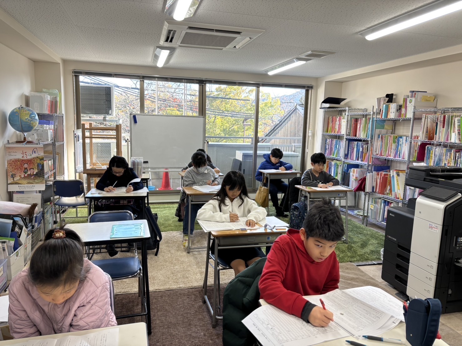 中学受験コースの個別指導の様子